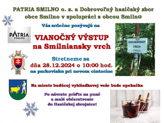 Výstup na Smilniansky vrch 28.12.2024